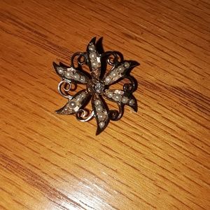 Antique jeweled pin